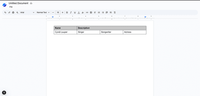 Google Doc Clone